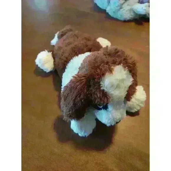 PLUSH DOG 13" *Warmies* Microwavable Puppy ST. BERNARD Snugable EUC (A21) - Picture 1 of 4